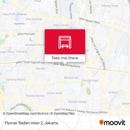 Flyover Raden Inten 2 map