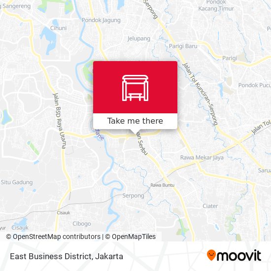 East Business District map