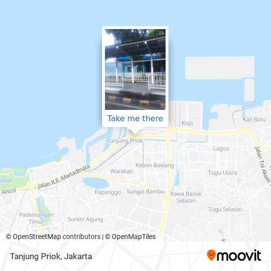 Tanjung Priok map