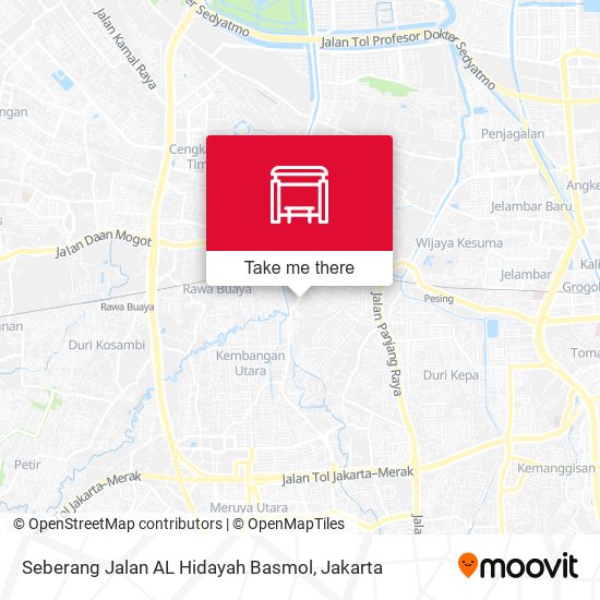 Seberang Jalan AL Hidayah Basmol map