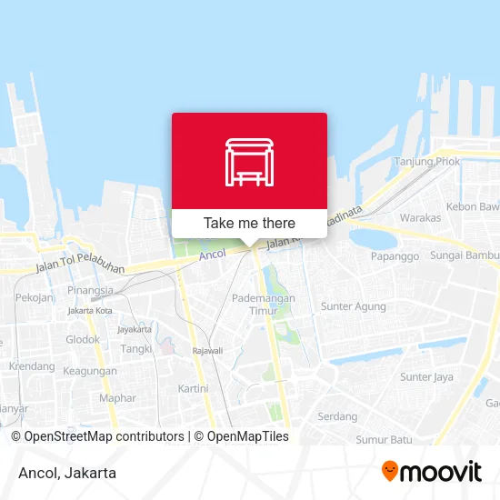 Ancol map