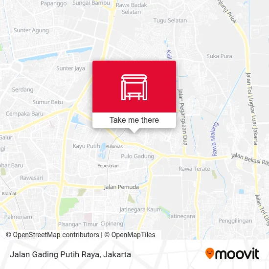 Jalan Gading Putih Raya map