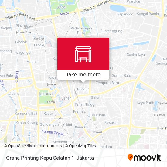 Graha Printing Kepu Selatan 1 map
