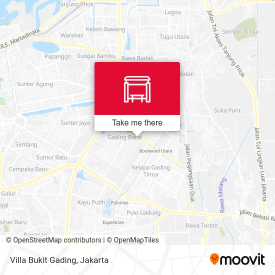 Villa Bukit Gading map