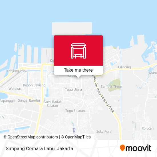 Simpang Cemara Labu map