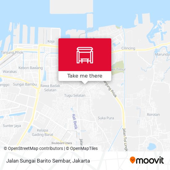 Jalan Sungai Barito Sembar map