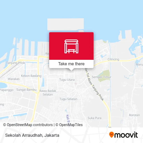 Sekolah Arraudhah map