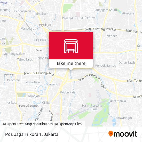 Pos Jaga Trikora 1 map