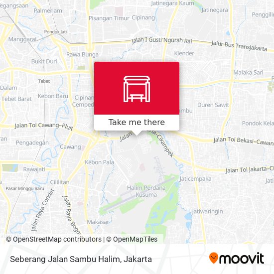 Seberang Jalan Sambu Halim map