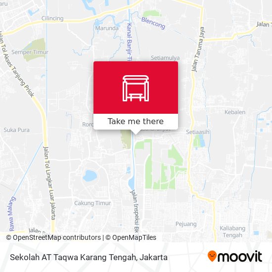 Sekolah AT Taqwa Karang Tengah map