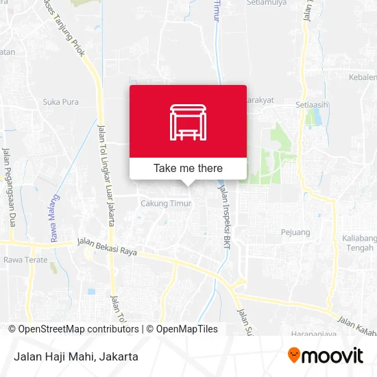 Jalan Haji Mahi map