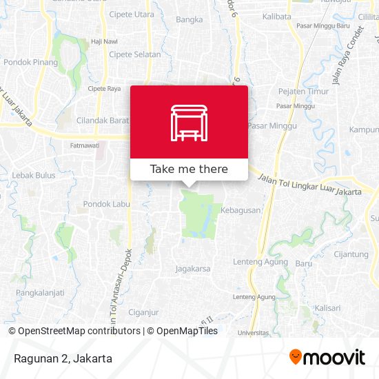 Ragunan 2 map