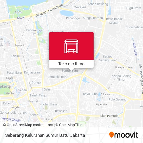 Seberang Kelurahan Sumur Batu map
