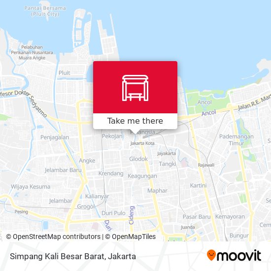 Simpang Kali Besar Barat map