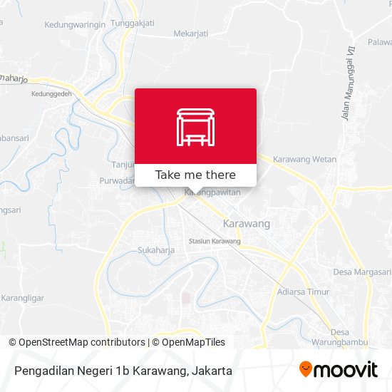 Pengadilan Negeri 1b Karawang map