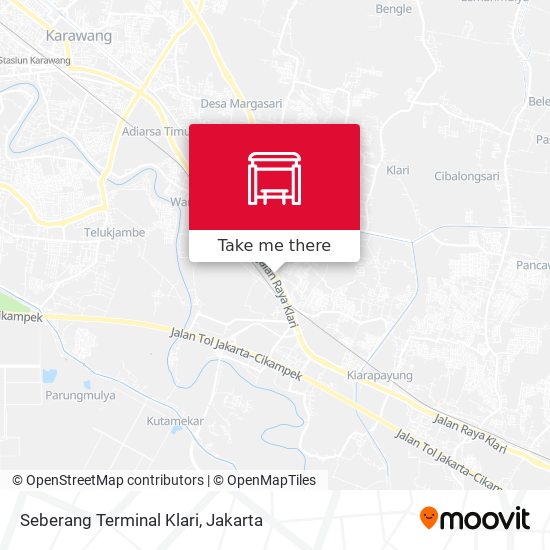 Seberang Terminal Klari map