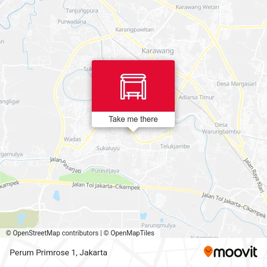 Perum Primrose 1 map