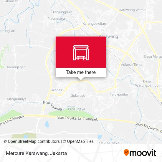 Mercure Karawang map