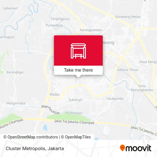 Cluster Metropolis map