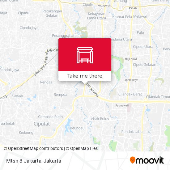 Mtsn 3 Jakarta map