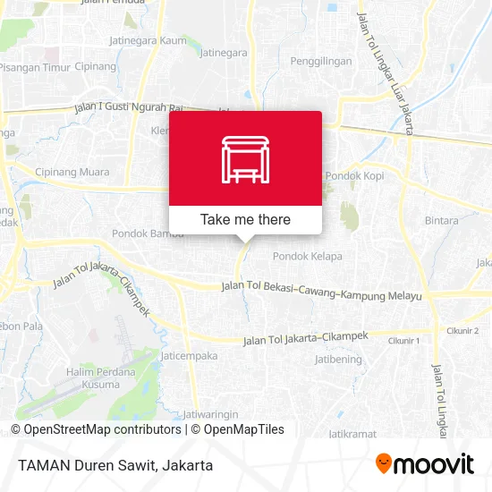 TAMAN Duren Sawit map