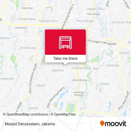 Masjid Darussalam map
