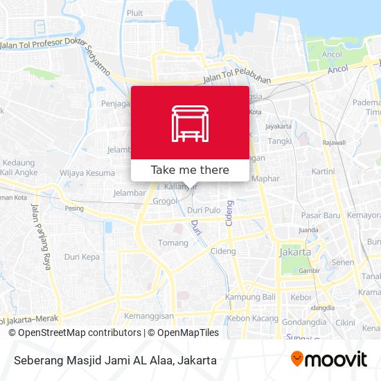 Seberang Masjid Jami AL Alaa map