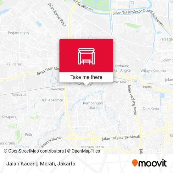 Jalan Kacang Merah map