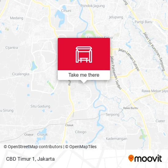 CBD Timur 1 map