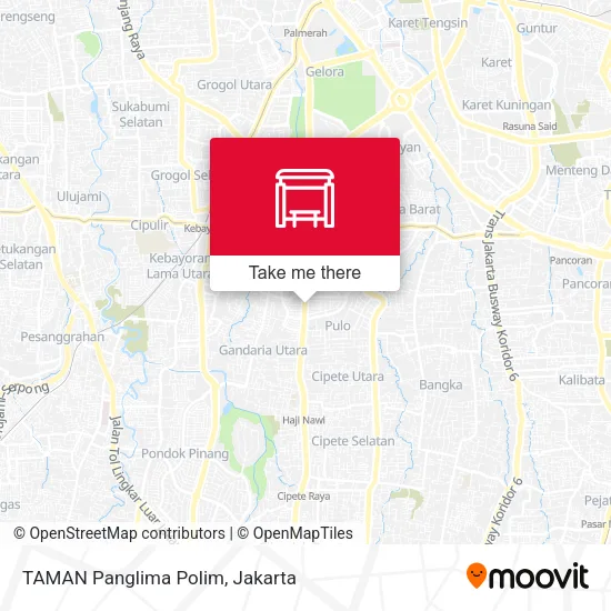 TAMAN Panglima Polim map