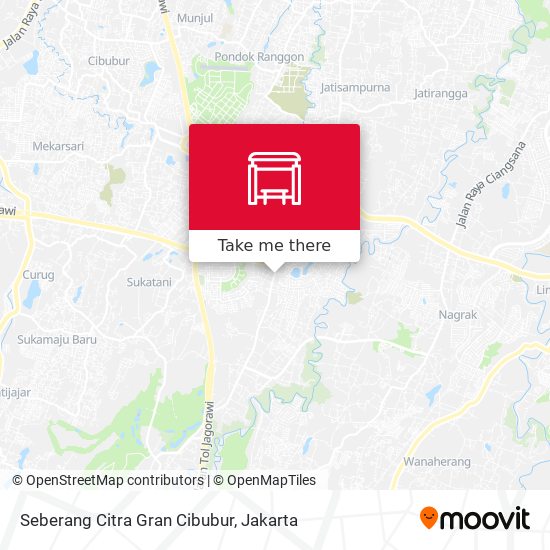 Seberang Citra Gran Cibubur map
