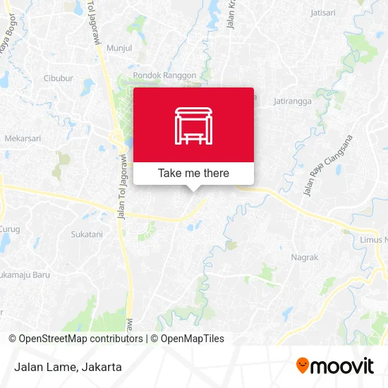 Jalan Lame map