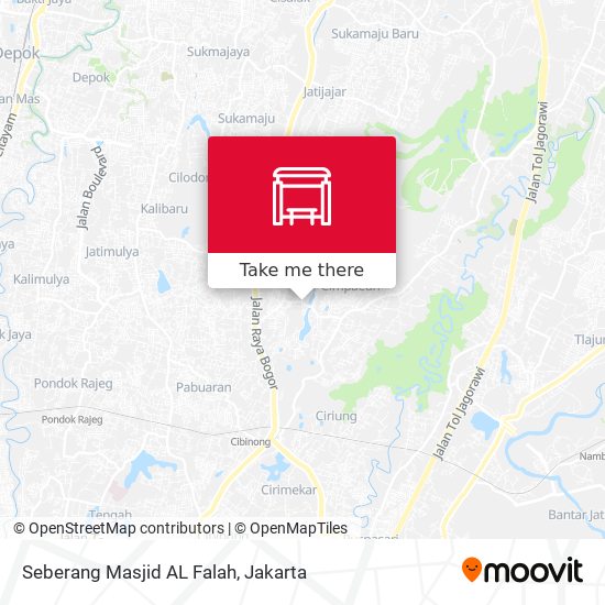 Seberang Masjid AL Falah map