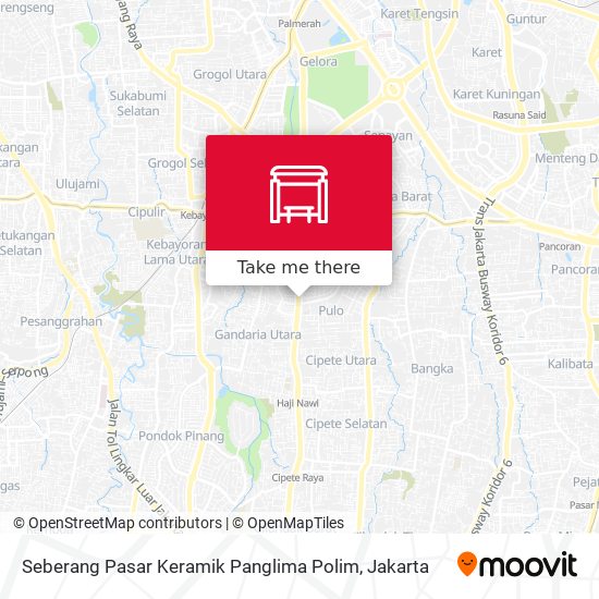 Seberang Pasar Keramik Panglima Polim map