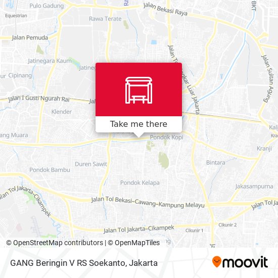GANG Beringin V RS Soekanto map