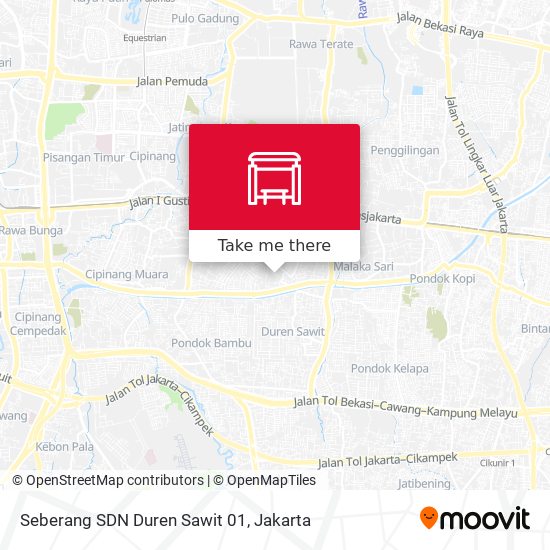 Seberang SDN Duren Sawit 01 map