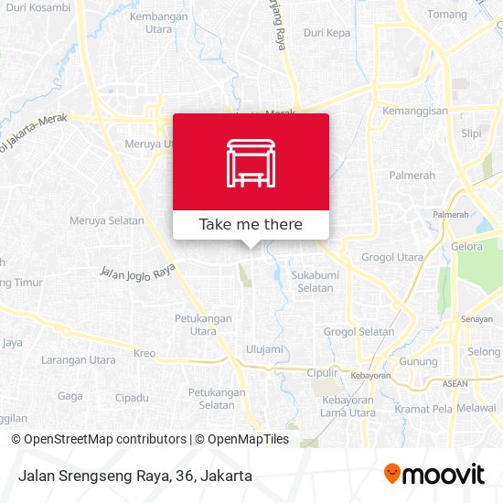 Jalan Srengseng Raya, 36 map