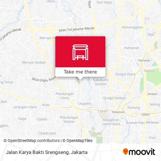 Jalan Karya Bakti Srengseng map