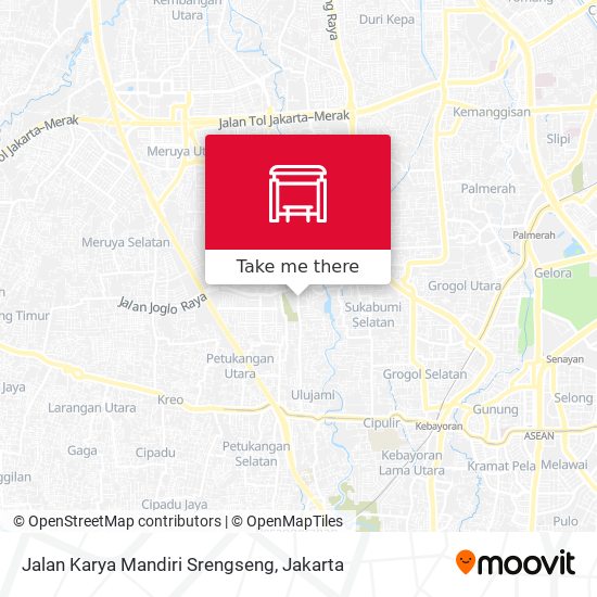 Jalan Karya Mandiri Srengseng map