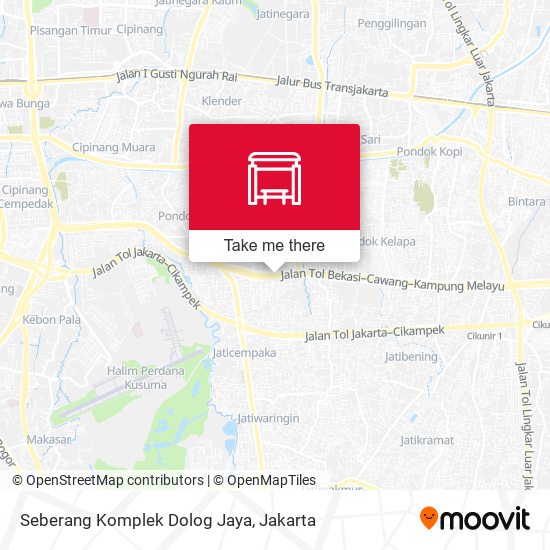 Seberang Komplek Dolog Jaya map