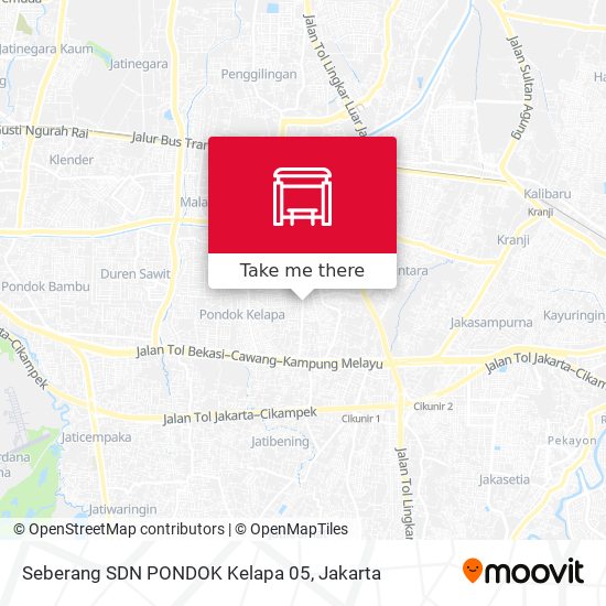 Seberang SDN PONDOK Kelapa 05 map