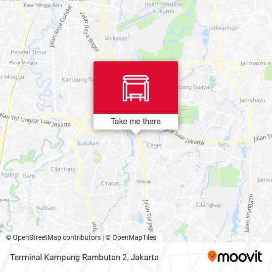 Terminal Kampung Rambutan 2 map