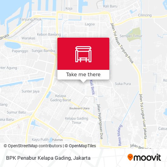 BPK Penabur Kelapa Gading map