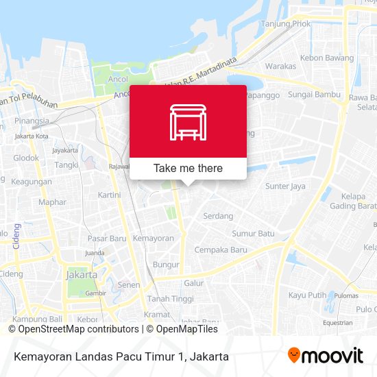 Kemayoran Landas Pacu Timur 1 map