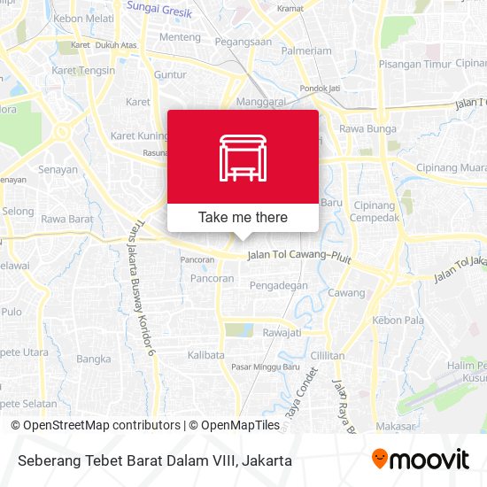 Seberang Tebet Barat Dalam VIII map