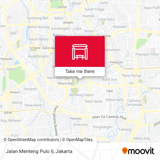 Jalan Menteng Pulo II map