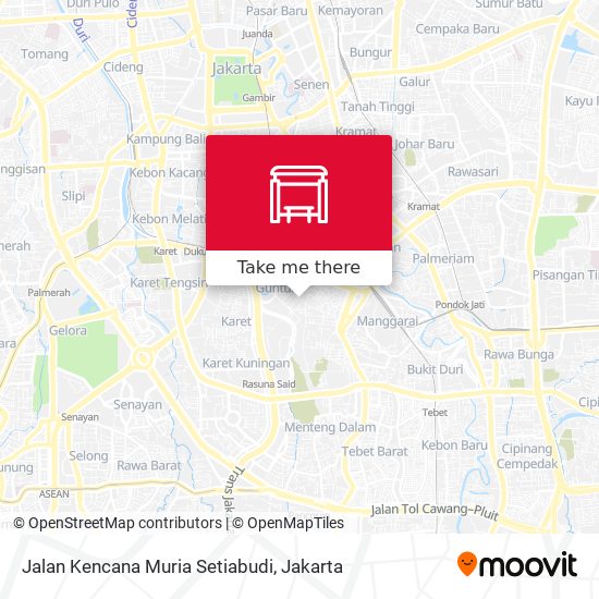 Jalan Kencana Muria Setiabudi map