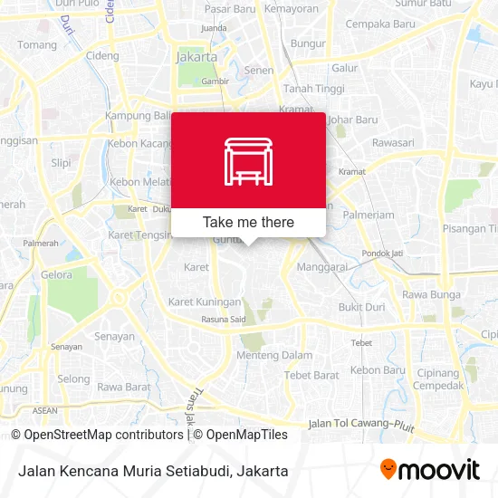 Jalan Kencana Muria Setiabudi map