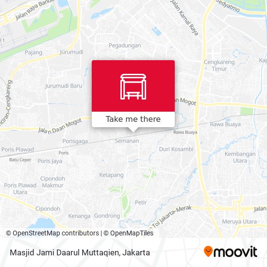 Masjid Jami Daarul Muttaqien map