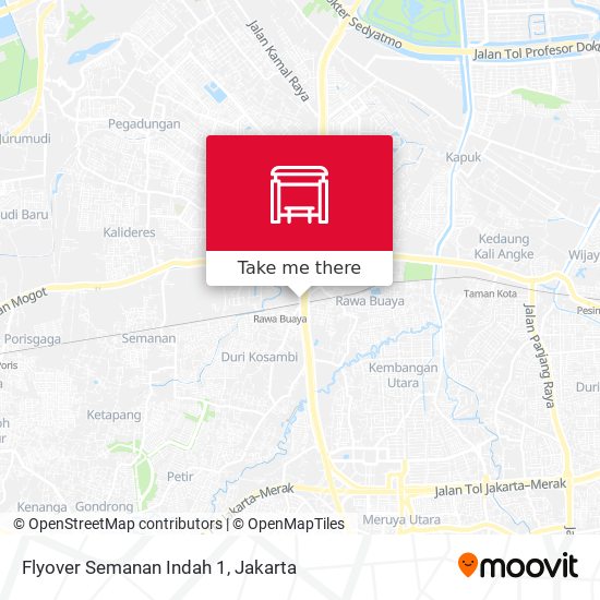 Flyover Semanan Indah 1 map